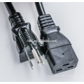 Cable de extensión de alimentación de computadora de servicio pesado para servidores y computadoras 20A, 12AWG (IEC-320-C19 a IEC-320-C20) UL